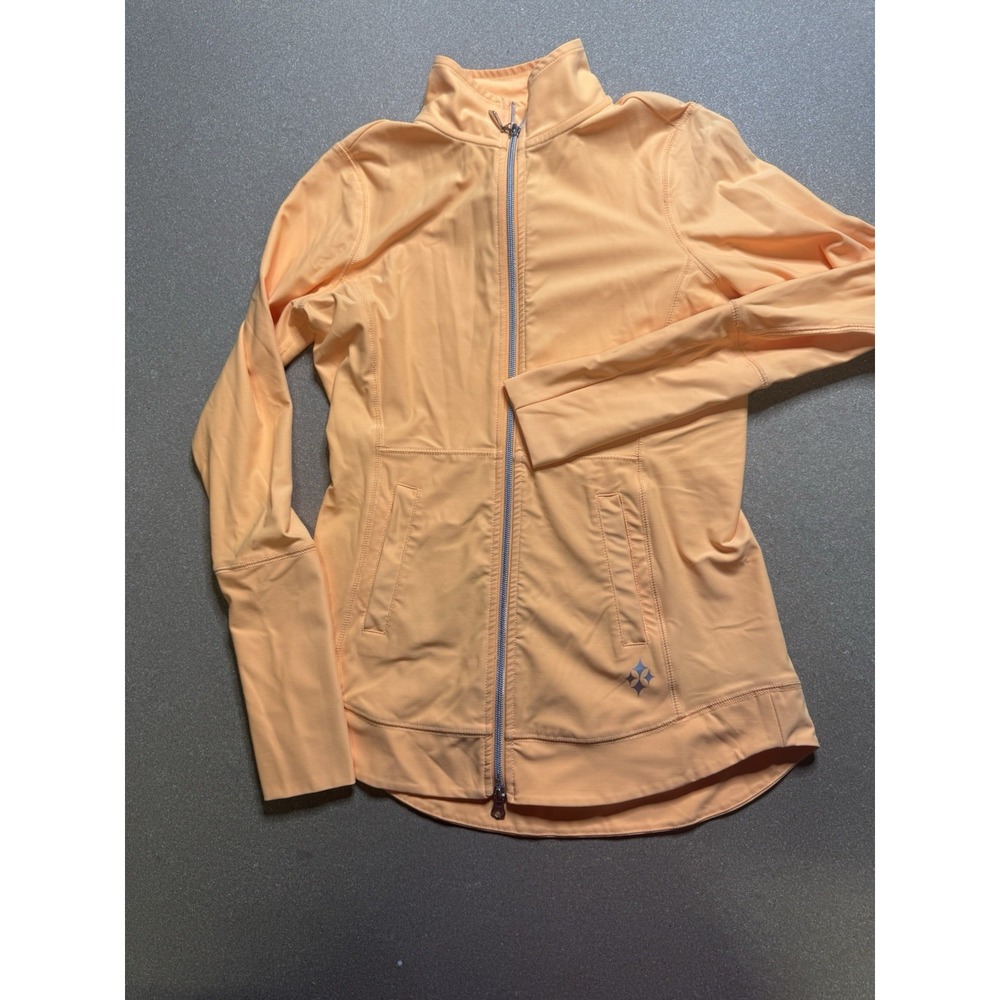 JoFit Women's Peach  Long Full zip Sleeve Jacket - Xs $89‎